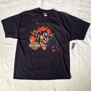 Harley Davidson Fort Myers Florida Black Joker Graphic Tee Shirt Men's XL
